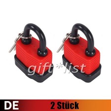 2 Stk Outdoor Vorhängeschloss