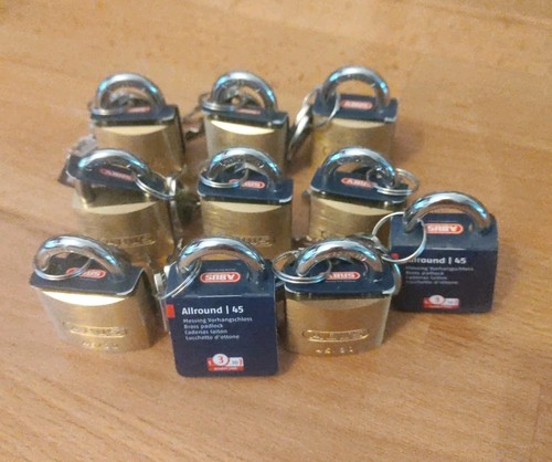 10x abus vorhängeschloss - 10x,