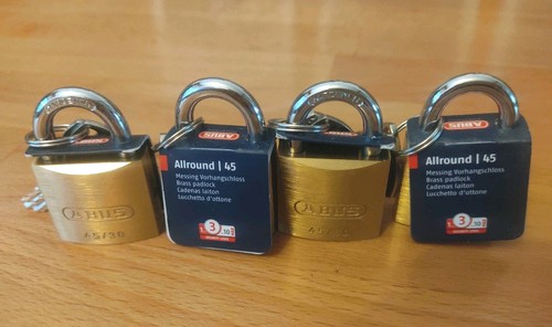 Abus vorhängeschloss - 4x,