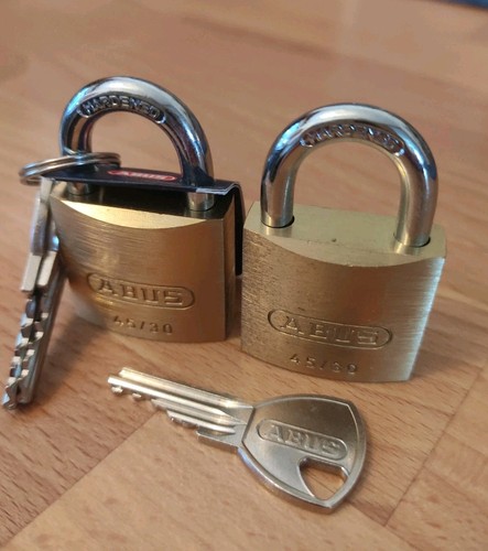 Abus vorhängeschloss - 2x,