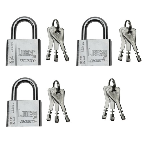 Vorhängeschlösser mit 3x - mit, je