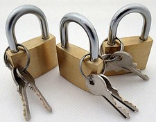 Vorhängeschloss 3er Set