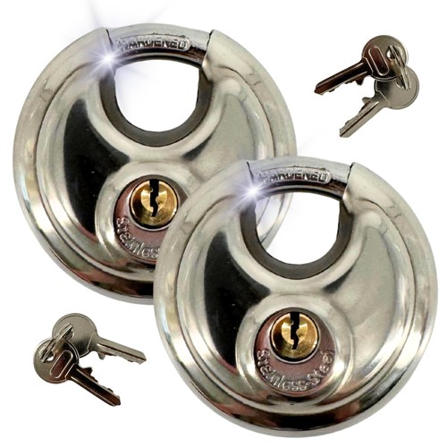 Rundbügelschloss - , 2x